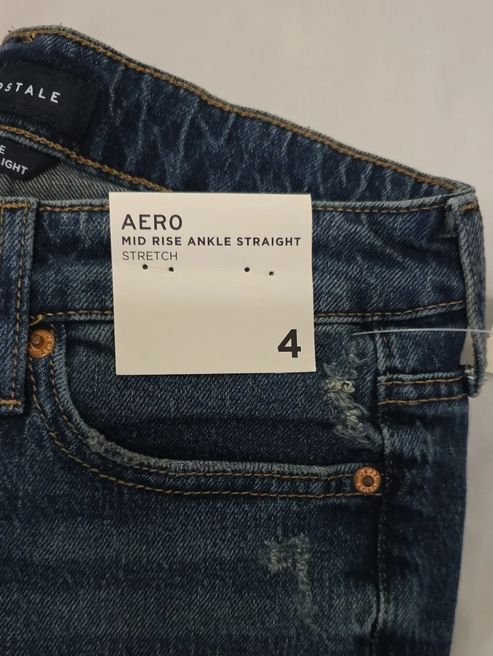 Aeropostale Mid-rise Ankle Straight Jean
